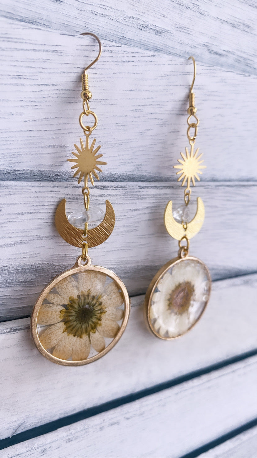 Daisy Girl Dangle Earrings