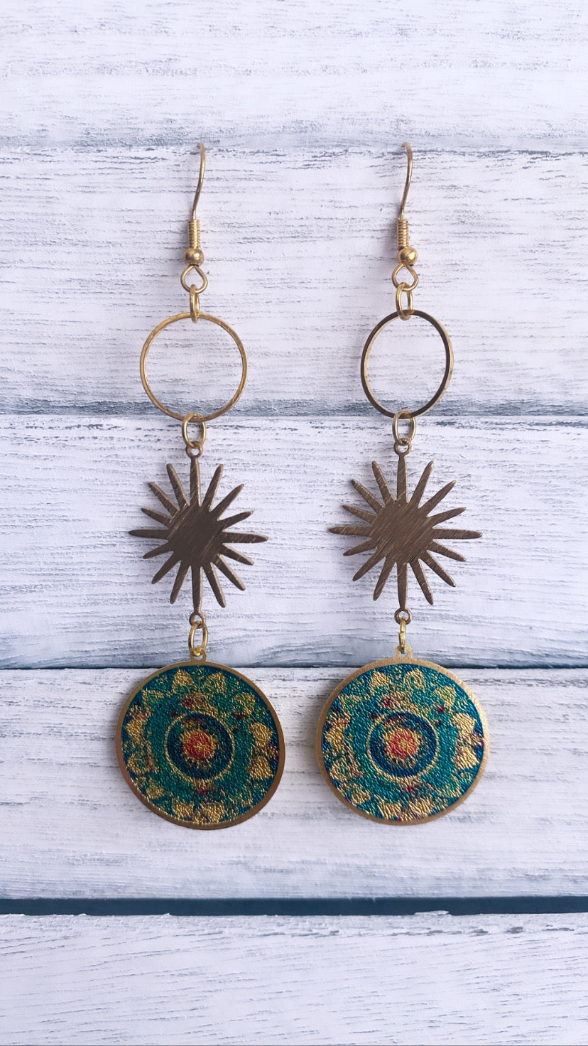 Mandala Dangle Earrings